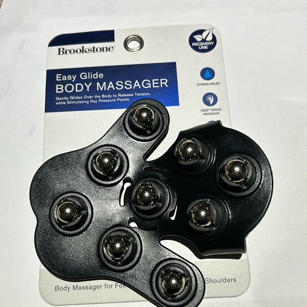 Brookstone body massager easy glide recovery line